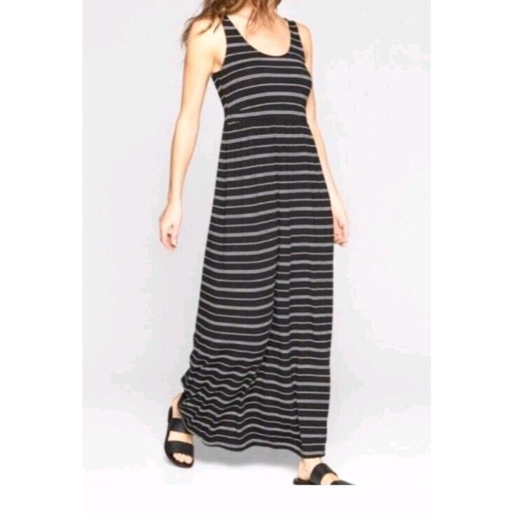 Athleta Striped Maxi dress sz‎ S $108 Beach Soft Summer 185